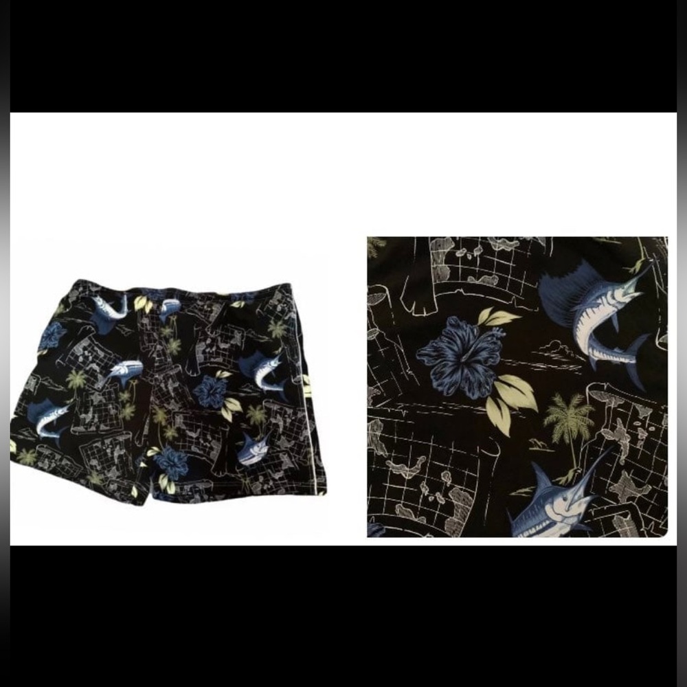 Men's Swimming Trunks Shorts Fish Sailfish Puritan XL - Picture 5 of 5